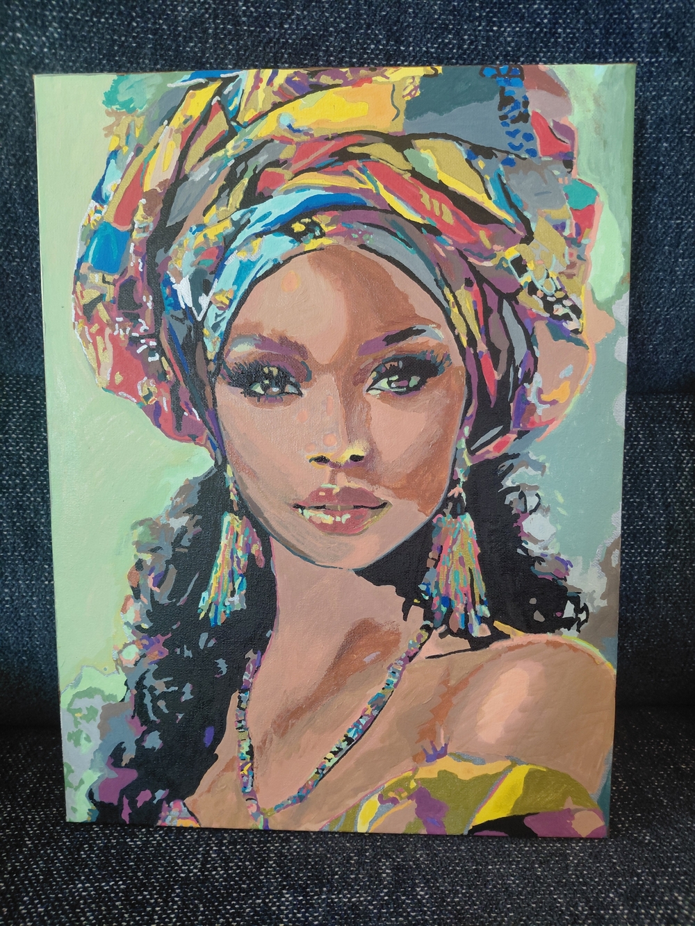 Portraite Painting Of Beauty